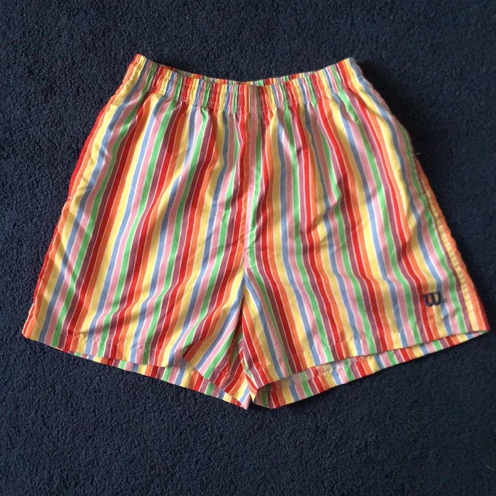 Rainbow Swim Trunks, Perfect For Pride